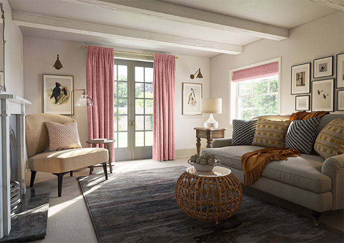 Mirdif, Raspberry - Made to Measure Curtains - Image 8